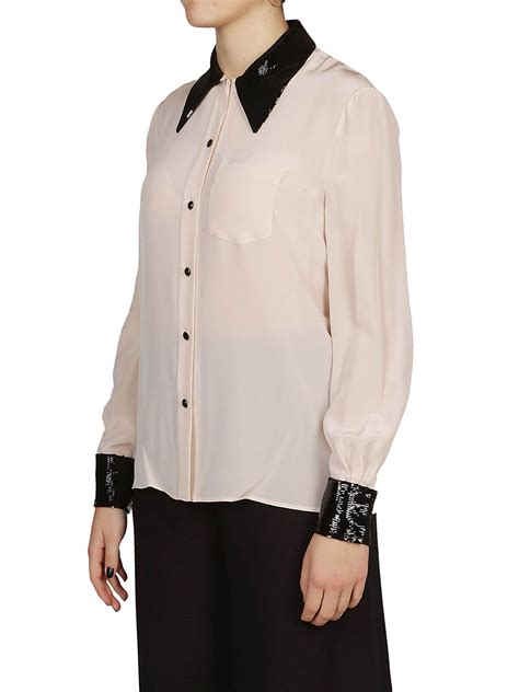 silk miu shirts.